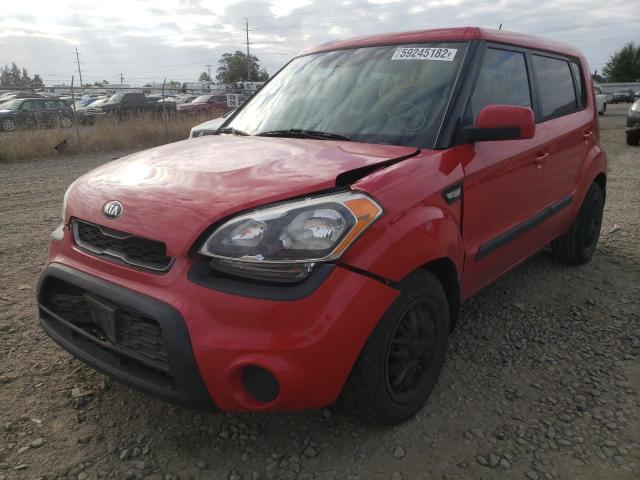 KNDJT2A52D7540139 - 2013 KIA SOUL RED photo 2