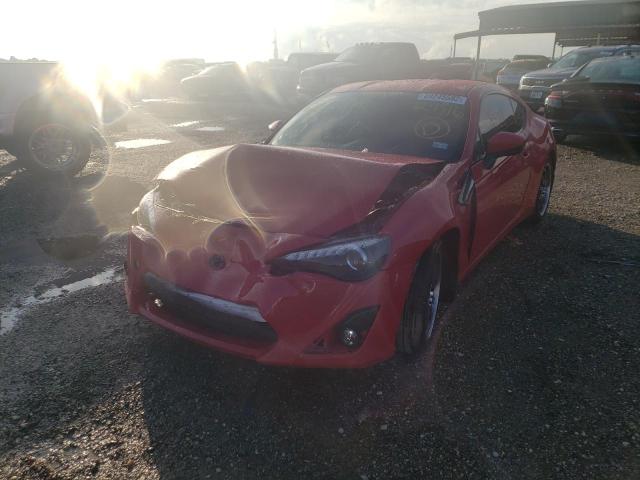 JF1ZNAA10G8701516 - 2016 TOYOTA SCION FR-S RED photo 2
