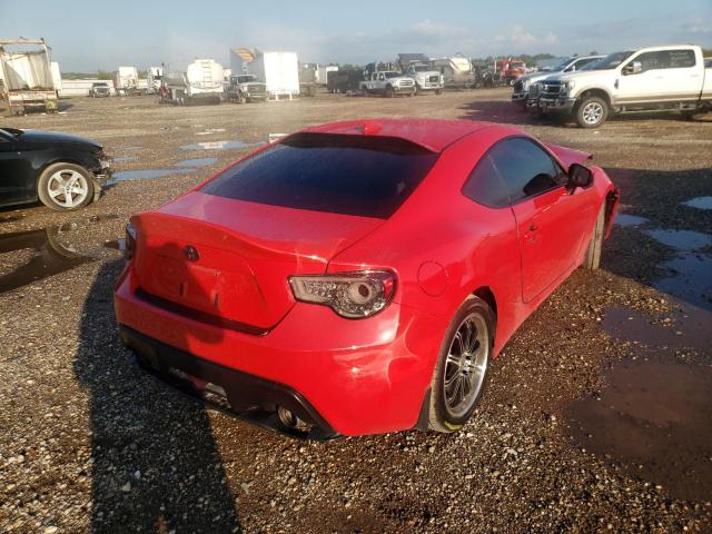 JF1ZNAA10G8701516 - 2016 TOYOTA SCION FR-S RED photo 4