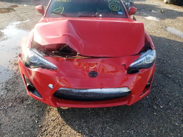 JF1ZNAA10G8701516 - 2016 TOYOTA SCION FR-S RED photo 9