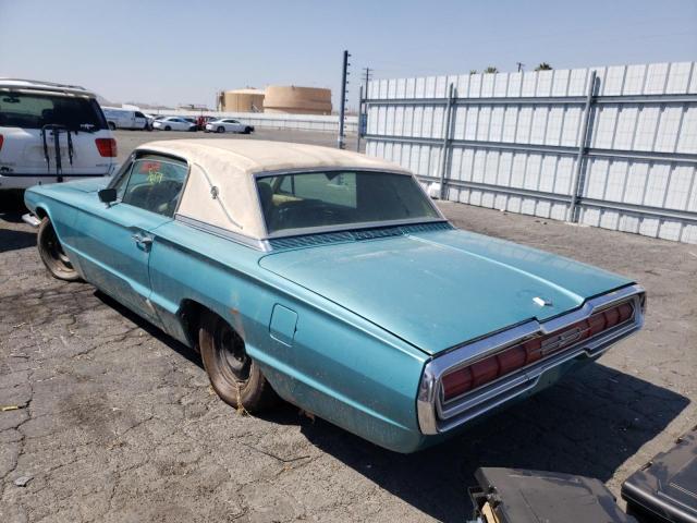 6Y87Z138453 - 1966 FORD THUNDERBIR BLUE photo 3