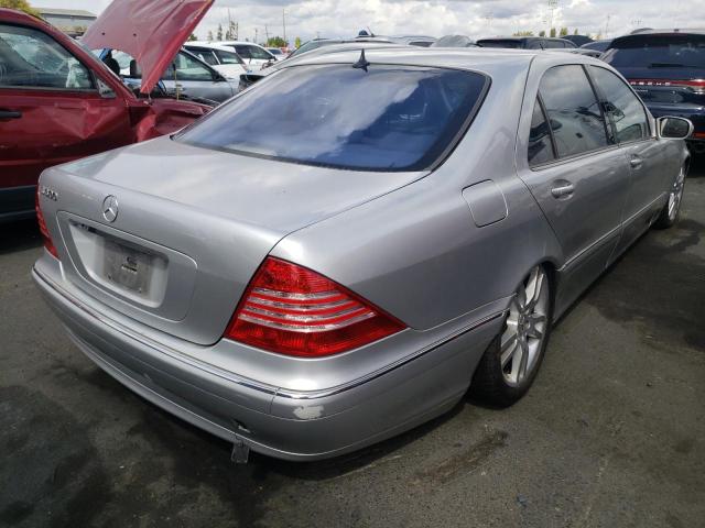 WDBNG75J53A352726 - 2003 MERCEDES-BENZ SL-CLASS SILVER photo 4