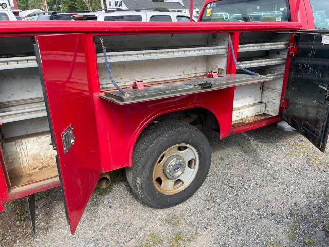 1FDSF34RX8EB06564 - 2008 FORD F350 SRW S RED photo 6