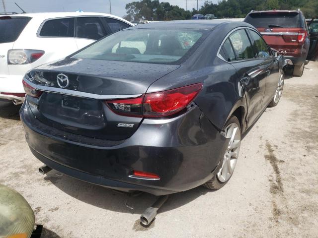 JM1GJ1V55G1468073 - 2016 MAZDA 6 TOURING GRAY photo 4