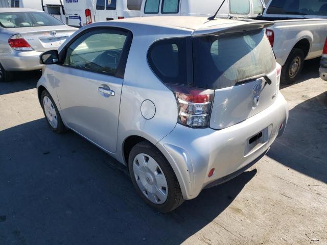 JTNJJXB05CJ009035 - 2012 TOYOTA SCION IQ SILVER photo 3