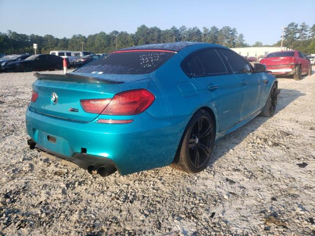WBS6C9C50ED467277 - 2014 BMW M6 GRAN CO TURQUOISE photo 4