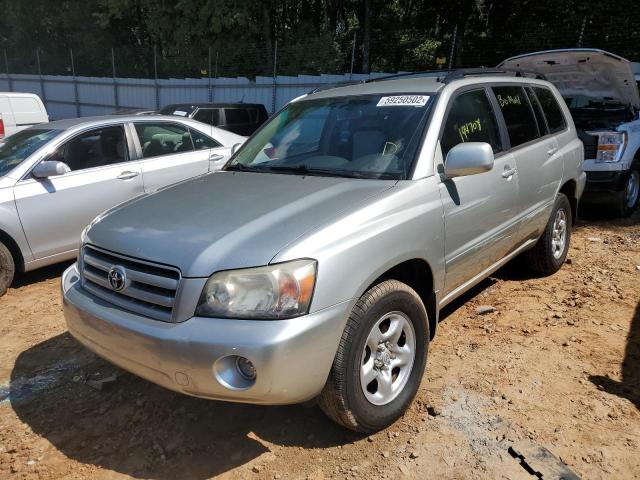 JTEGP21A460102418 - 2006 TOYOTA HIGHLANDER SILVER photo 2