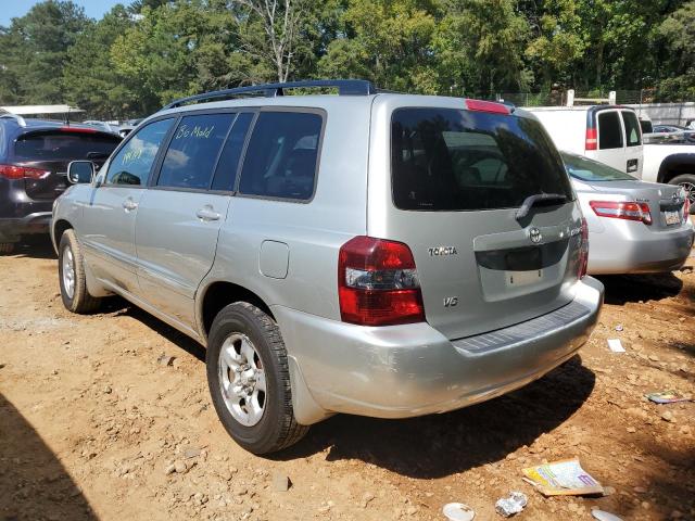 JTEGP21A460102418 - 2006 TOYOTA HIGHLANDER SILVER photo 3