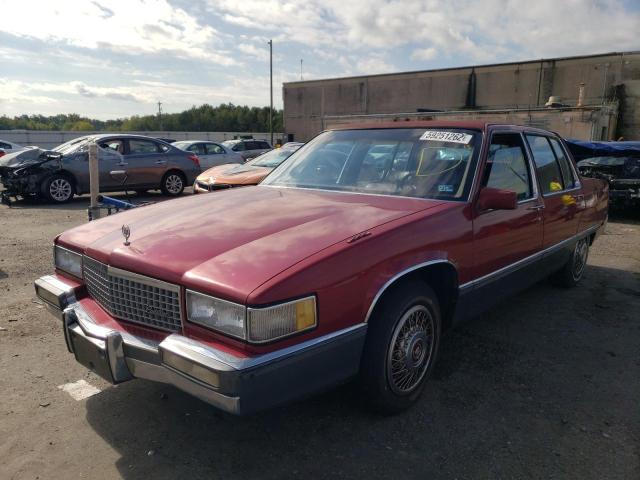 1G6CB5156K4375646 - 1989 CADILLAC FLEETWOOD BURGUNDY photo 2