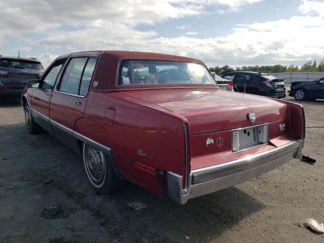 1G6CB5156K4375646 - 1989 CADILLAC FLEETWOOD BURGUNDY photo 3