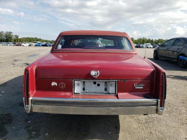 1G6CB5156K4375646 - 1989 CADILLAC FLEETWOOD BURGUNDY photo 9