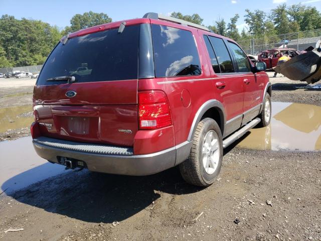 1FMZU73K85UA11177 - 2005 FORD EXPLORER X RED photo 4