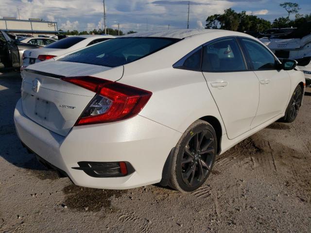 19XFC2F81LE009988 - 2020 HONDA CIVIC SPOR WHITE photo 4