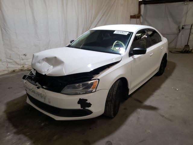 3VW2K7AJ1CM100240 - 2012 VOLKSWAGEN JETTA BASE 白色 照片 2