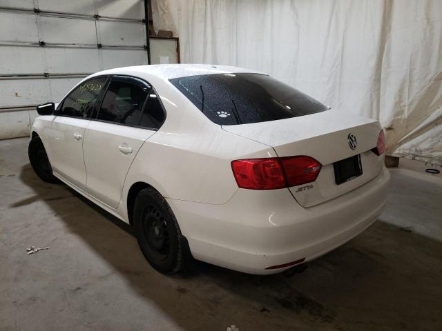 3VW2K7AJ1CM100240 - 2012 VOLKSWAGEN JETTA BASE 白色 照片 3