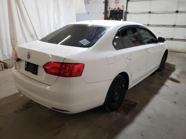 3VW2K7AJ1CM100240 - 2012 VOLKSWAGEN JETTA BASE 白色 照片 4