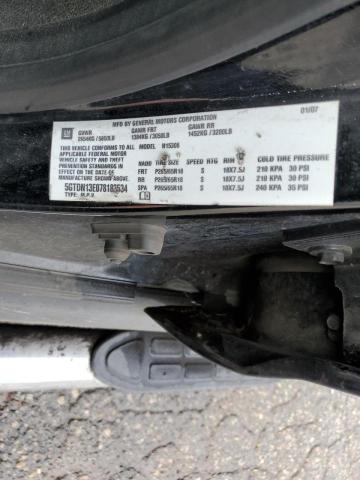 5GTDN13E078183534 - 2007 HUMMER H3 BLACK photo 10