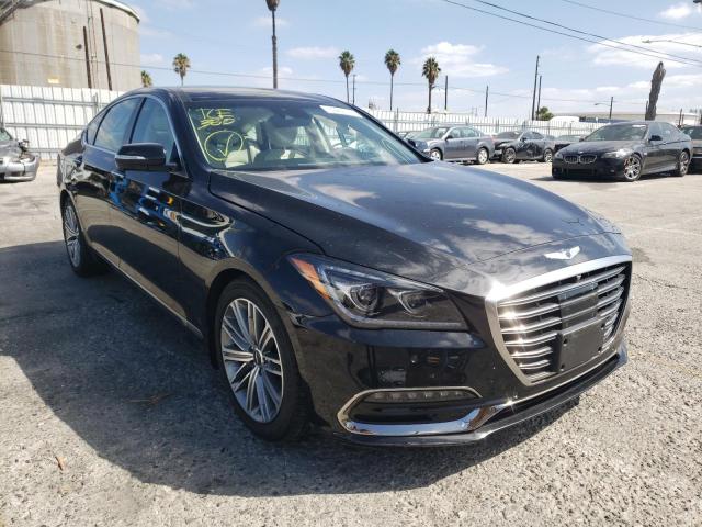 KMHGN4JE2JU225625 - 2018 GENESIS G80 BASE BLACK photo 1