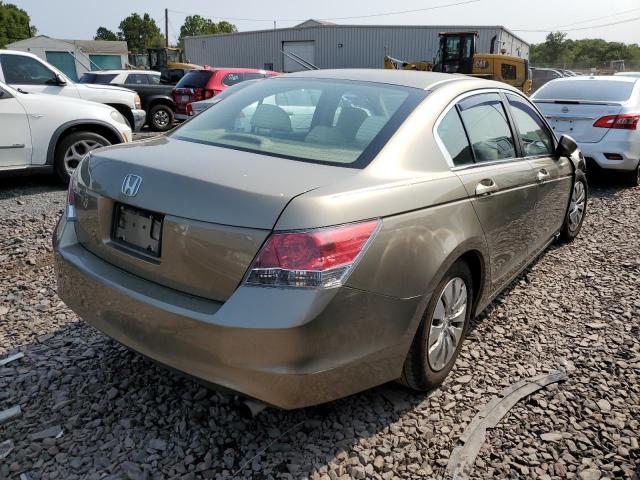 1HGCP2F32AA153465 - 2010 HONDA ACCORD LX TAN photo 4