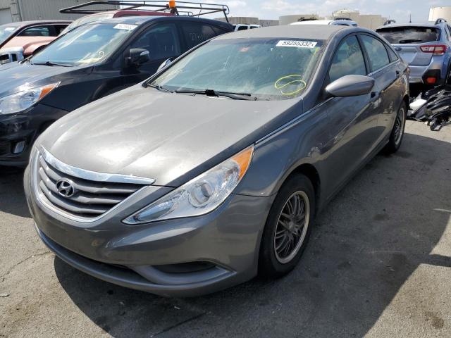 5NPEB4ACXCH497341 - 2012 HYUNDAI SONATA GLS GRAY photo 2