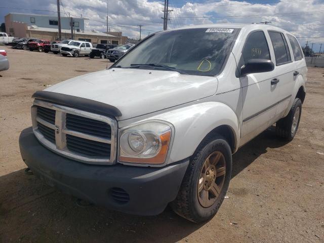 1D4HB38N44F178806 - 2004 DODGE DURANGO ST WHITE photo 2