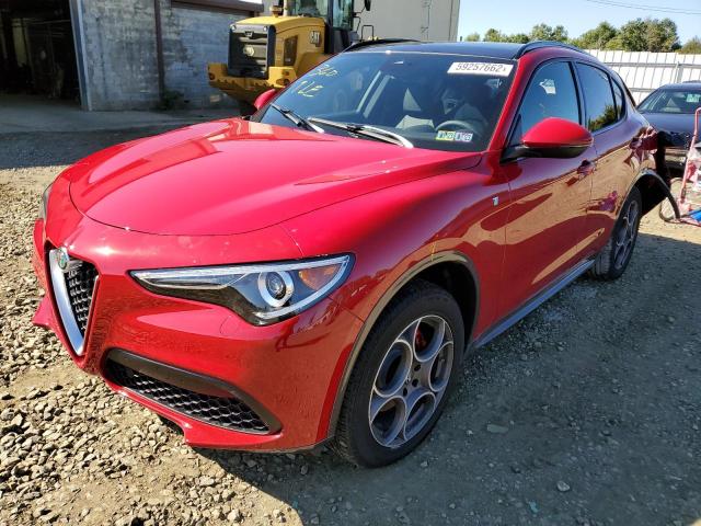 ZASPAKBN0P7D49913 - 2023 ALFA ROMEO STELVIO TI RED photo 2