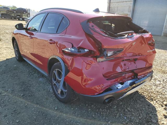 ZASPAKBN0P7D49913 - 2023 ALFA ROMEO STELVIO TI RED photo 3