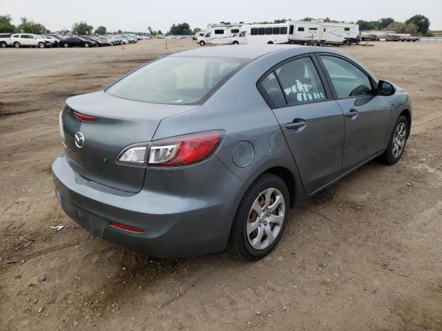 JM1BL1TF5D1718777 - 2013 MAZDA 3 I GRAY photo 4