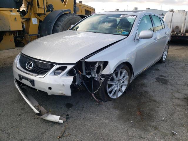 JTHBH96S265019691 - 2006 LEXUS GS300 SILVER photo 2