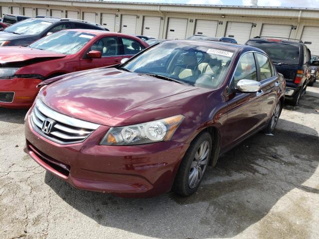 1HGCP2F80CA066534 - 2012 HONDA ACCORD EXL BURGUNDY photo 2