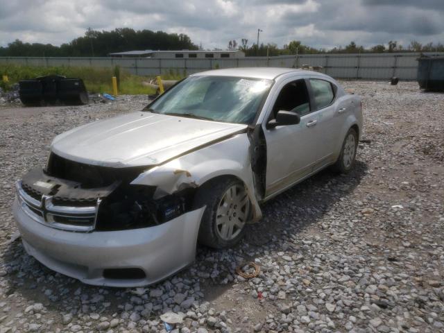 1B3BD4FBXBN515429 - 2011 DODGE AVENGER EX SILVER photo 2