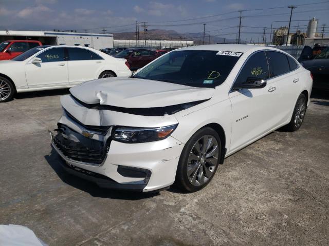 1G1ZH5SX7GF278756 - 2016 CHEVROLET MALIBU PRE WHITE photo 2