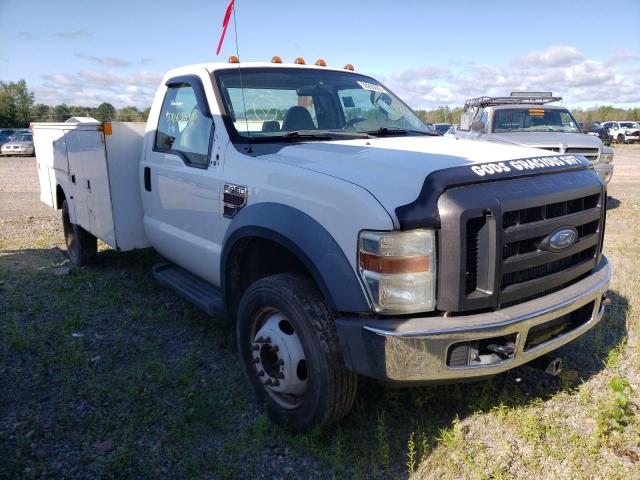 1FDXF46R28EA32579 - 2008 FORD F450 SUPER WHITE photo 1