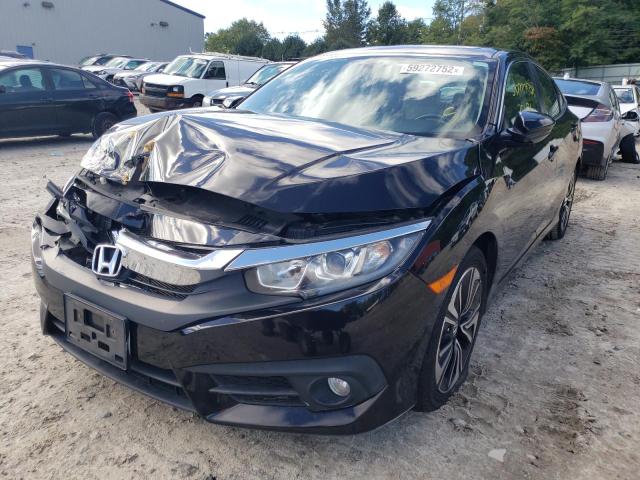 19XFC1F70GE216847 - 2016 HONDA CIVIC EXL أسود صورة 2