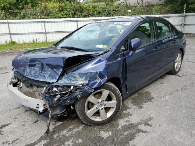 2HGFA16918H528786 - 2008 HONDA CIVIC EXL Mavi foto 2