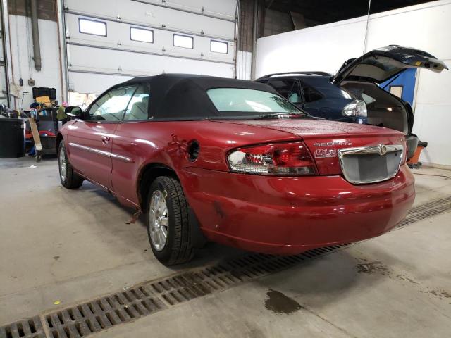 1C3EL65R86N152275 - 2006 CHRYSLER SEBRING LI RED photo 3