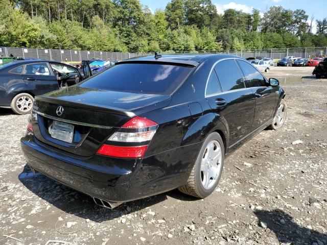 WDDNG76X79A261749 - 2009 MERCEDES-BENZ S 600 BLACK photo 4