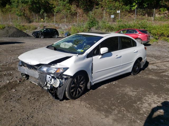 19XFB2F99FE251105 - 2015 HONDA CIVIC EXL Ağ foto 2