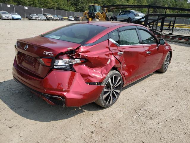 1N4BL4FV0KC102898 - 2019 NISSAN ALTIMA PLA RED photo 4