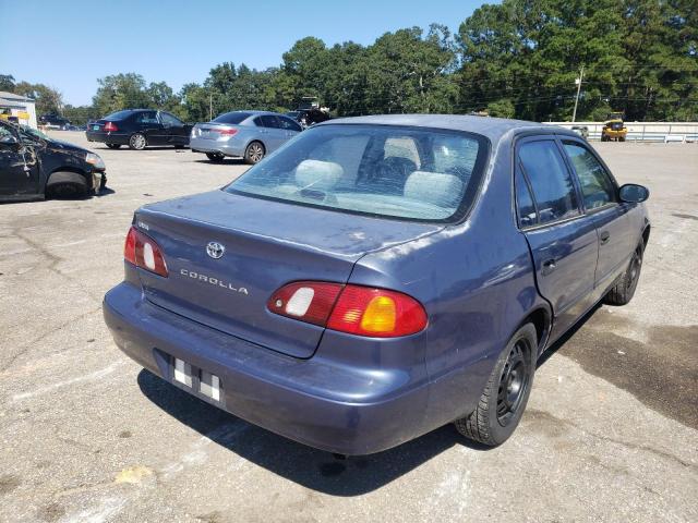 1NXBR12E3YZ371473 - 2000 TOYOTA COROLLA VE BLUE photo 4