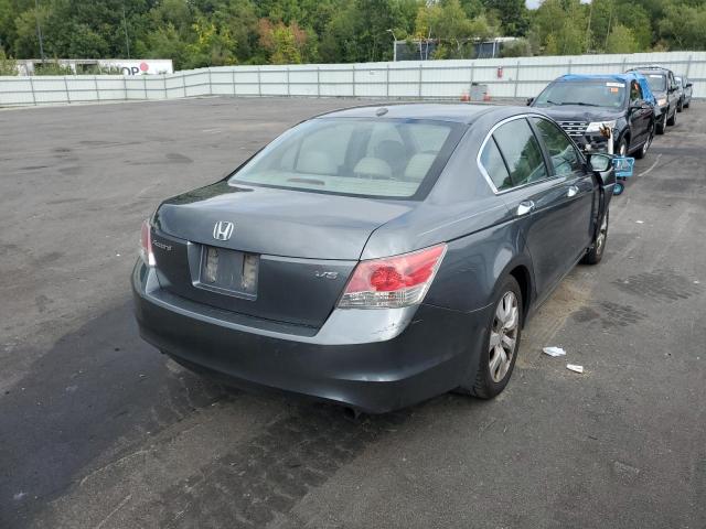 1HGCP36818A049836 - 2008 HONDA ACCORD EXL GRAY photo 4