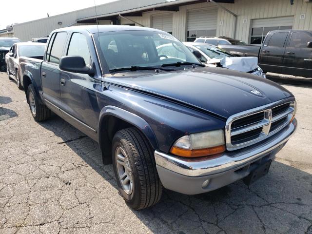 1D7HL48N43S119086 - 2003 DODGE DAKOTA QUA BLUE photo 9