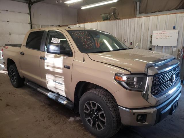 5TFDY5F13JX684610 - 2018 TOYOTA TUNDRA CRE BEIGE photo 1