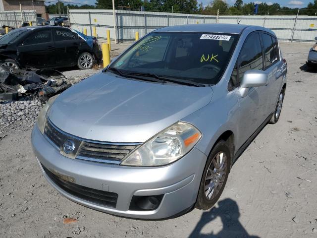 3N1BC13EX8L351092 - 2008 NISSAN VERSA S SILVER photo 2