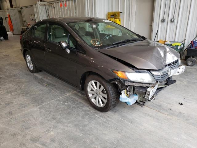 19XFB2F95CE033996 - 2012 HONDA CIVIC EXL 灰色 照片 1