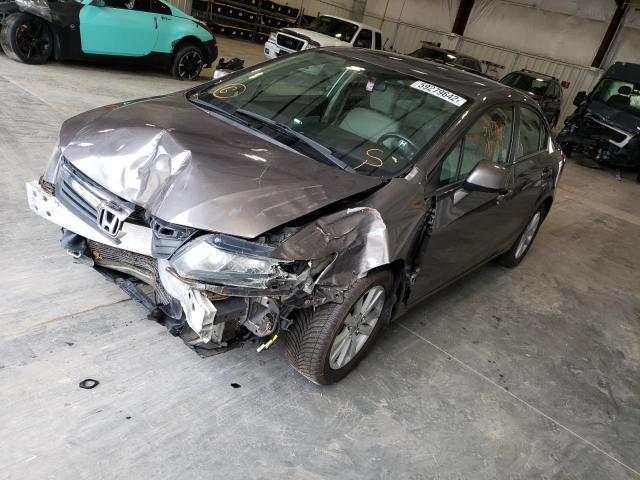 19XFB2F95CE033996 - 2012 HONDA CIVIC EXL 灰色 照片 2