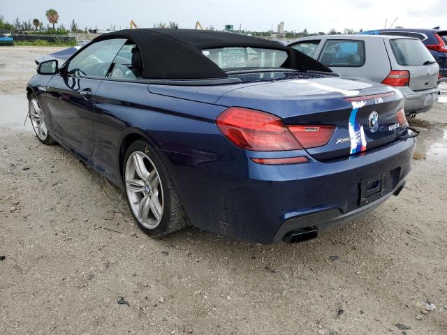 WBA6F7C52GD930457 - 2016 BMW 650 XI BLUE photo 3