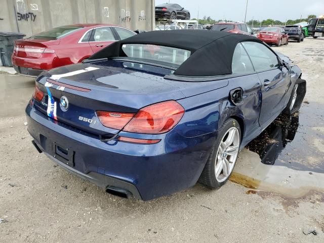 WBA6F7C52GD930457 - 2016 BMW 650 XI BLUE photo 4