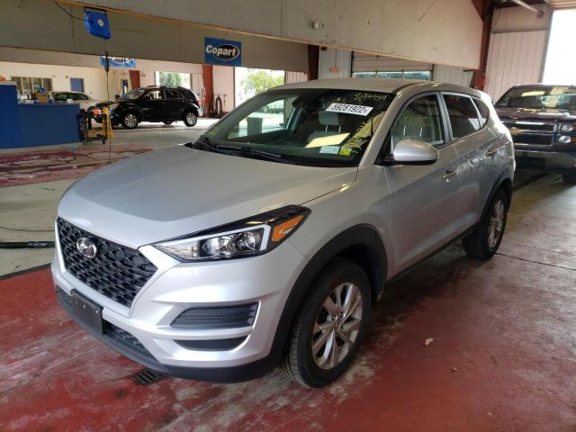 KM8J23A40KU894459 - 2019 HYUNDAI TUCSON SE SILVER photo 2