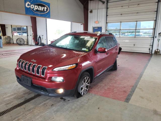 1C4PJMCB9HW537040 - 2017 JEEP CHEROKEE L RED photo 2